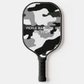 Stadsgrijze camouflage nr. 15 pickleball paddle (Voorkant)