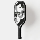 Stadsgrijze camouflage nr. 15 pickleball paddle (Links)