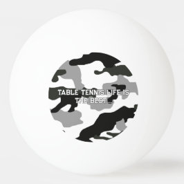 Stadsgrijze camouflage nr. 15 pingpongbal