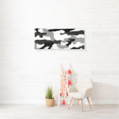 Stadsgrijze camouflage nr. 15 spandoek (Insitu)