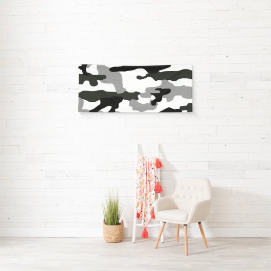 Stadsgrijze camouflage nr. 15 spandoek (Insitu)