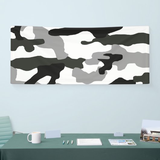 Stadsgrijze camouflage nr. 15 spandoek (Beurs)