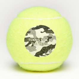 Stadsgrijze camouflage nr. 15 tennisballen
