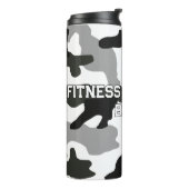 Stadsgrijze camouflage nr. 15 thermosbeker (Gedraaid links)