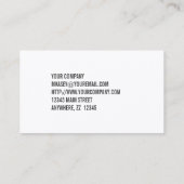 Stadsgrunge Design Paars en Tan Visitekaartje (Achterkant)