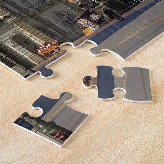 Stadshal op een vrijheidsplein in Novi Sad Legpuzzel (Zijkant)