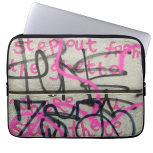 Stadshoes voor graffiti-laptop laptop sleeve