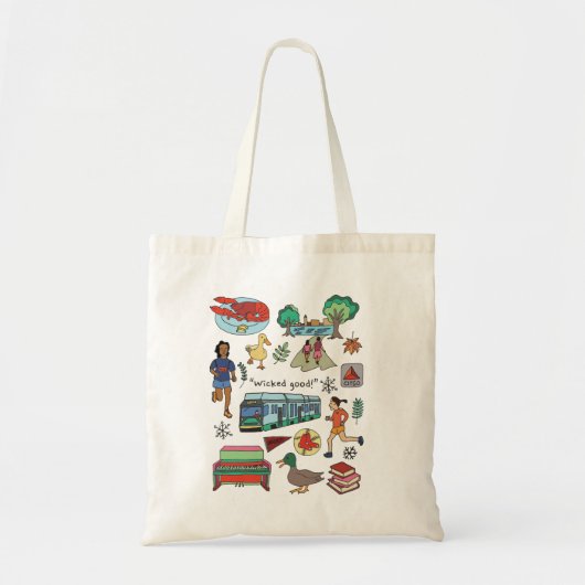 Stadsindruk - Boston Tote Bag (Voorkant)