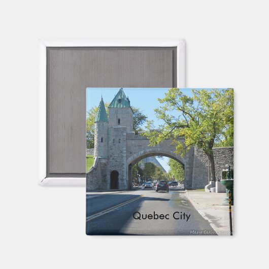 Stadsingang Quebec City Magneet (Voorkant / Achterkant)