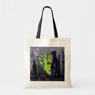 Stadsjager van de nacht tote bag