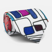 "Stadskaart" Abstract ontwerp-Stropdas Stropdas (Opgerold)