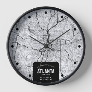 Stadskaart Atlanta