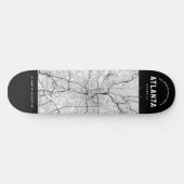 Stadskaart Atlanta Persoonlijk Skateboard (Horizontaal)