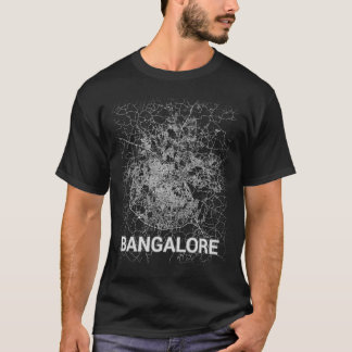 Stadskaart Bangalore (LARGE PRINT) T-shirt
