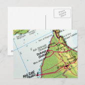 Stadskaart Dubai Briefkaart (Voorkant / Achterkant)