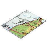 Stadskaart Dubai Notitieboek (Linkerzijde)