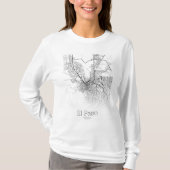 Stadskaart El Paso T-shirt (Voorkant)