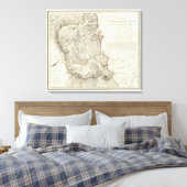 Stadskaart Mexico Canvas Afdruk (Insitu (Slaapkamer))