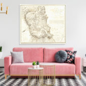 Stadskaart Mexico Canvas Afdruk (Insitu (Woonkamer))