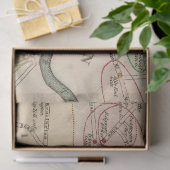 Stadskaart Serie Ontwerp 8 Tissuepapier (Geschenk)