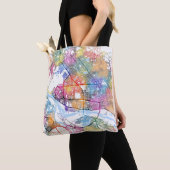 Stadskaart van N'Djamena Tsjad Tote Bag (Dichtbij)