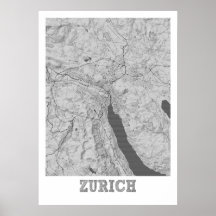 Stadskaart Zürich - Zwitserland