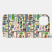 Stadskaartpatroon Case-Mate iPhone Case (Achterkant (horizontaal))