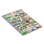 Stadskaartpatroon Notitieboek (Rechterzijde)