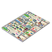 Stadskaartpatroon Notitieboek (Linkerzijde)