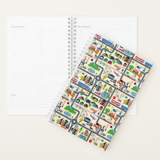 Stadskaartpatroon Planner (Display)