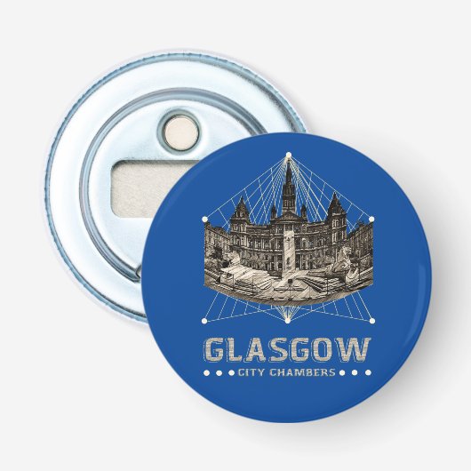  stadskamer button flesopener (Voorkant)