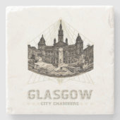  stadskamers stenen Onderzetter (Voorkant)