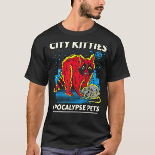 StadsKatten Apocalypse Pets Raccoon Opossum Class T-shirt