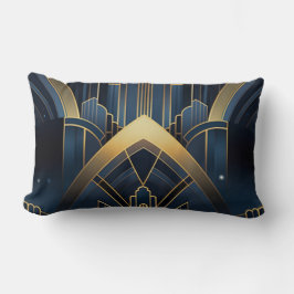 Stadskerk in Art Deco Kussen