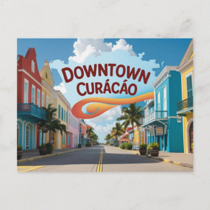 Stadskern Curaçao Feestdagenkaart