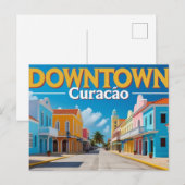 Stadskern Curaçao Feestdagenkaart (Voorkant / Achterkant)
