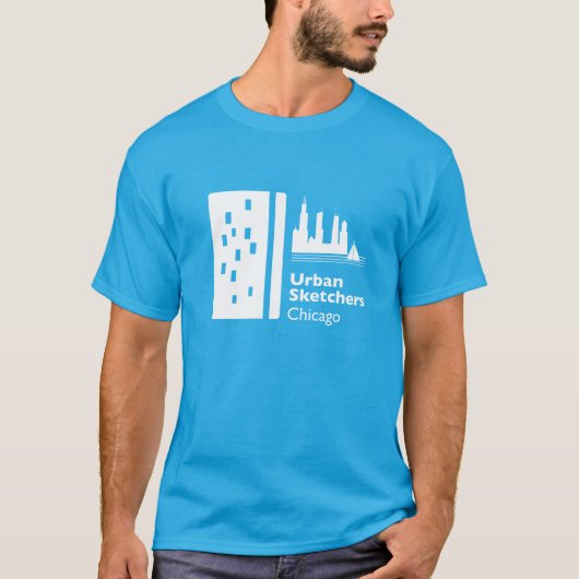 Stadsketchers Chicago Officiële Tee Shirt (Voorkant)