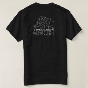 Stadsketchers Cleveland Black T-Shirt - Mannen