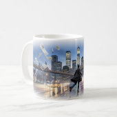 Stadskoppen in Beweging Skyline Drama Mok (Voorkant links)