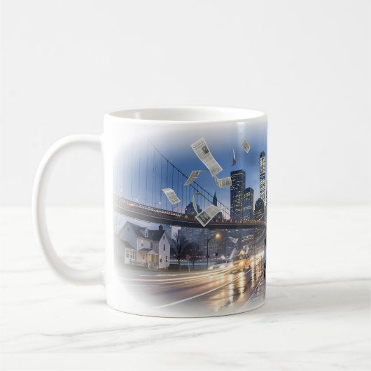 Stadskoppen in Beweging Skyline Drama Mok (Links)
