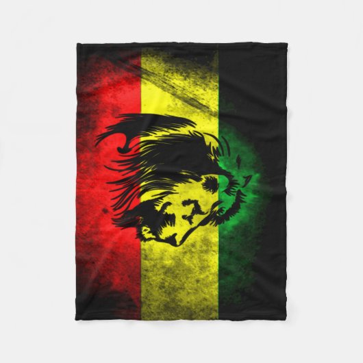 Stadskruid Rasta Flag Fleece Blanket Deken (Voorkant)
