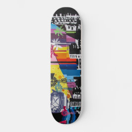 Stadskunst 18. persoonlijk skateboard
