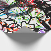 Stadskunst Graffiti-kunstpatroon Cadeaupapier (Hoek)