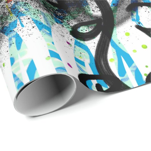 Stadskunst Graffiti-kunstpatroon Cadeaupapier (Rol Hoek)