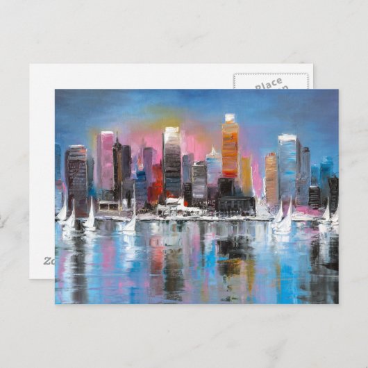 Stadskust Briefkaart (Voorkant / Achterkant)