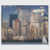 Stadskyline in New York Cadeaupapier (Vlak)