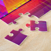 Stadskyline, kleurrijke illustratie van Koeweit, Legpuzzel (Zijkant)