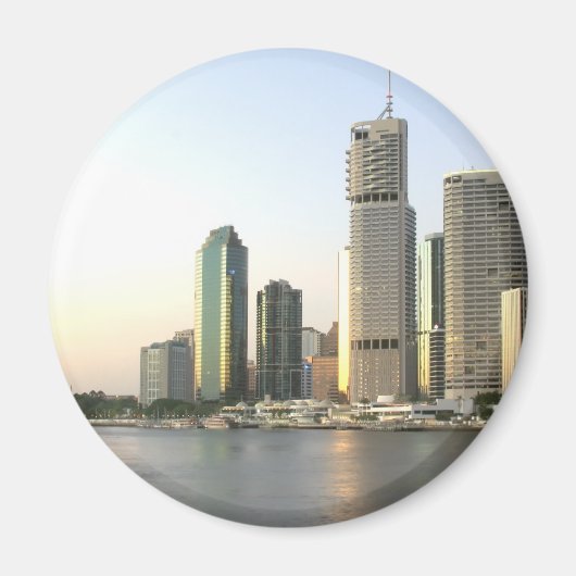 Stadskyline van Brisbane Magneet (Voorkant)
