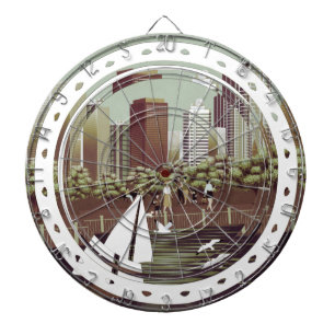 Stadslandschap Dartbord