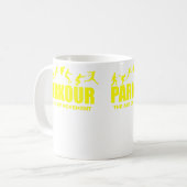 Stadslandschap Explorer Kleding Parkour Kleding Koffiemok (Voorkant links)